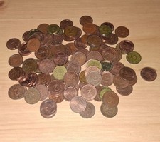 Pfennige Konvolut - 1, 2, 5 Pfennig DM - 2,82 Deutsche Mark