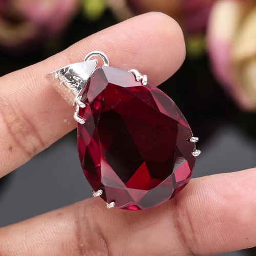 Roter granat edelstein massiv - granat,