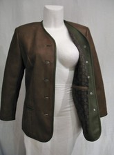 M WASCHBAR Landhaus Leder Jacke Mantel Janker Tracht Blazer Jackett Walker Sakko