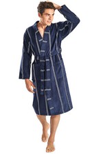 WEWO Herren Bademantel Länge