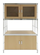 Glasvitrine mit Türen 