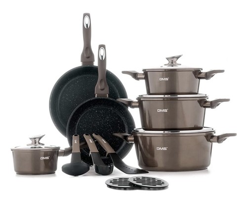 Kochgeschirr set 15 teilig - kochgeschirr,
