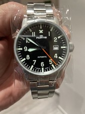 Fortis Fliegeruhr Automatik Herren Uhr 595.10.46 Vintage, 200m Wasserdicht