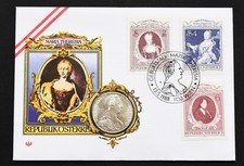 ÖSTERREICH 25 Schilling 1967 Silber Maria Theresia Taler Taler MÜNZE BRIEFMARKENHÜLLE