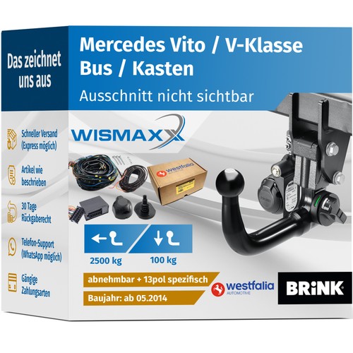 Anhängerkupplung für vito - anhÄngerkupplung, /