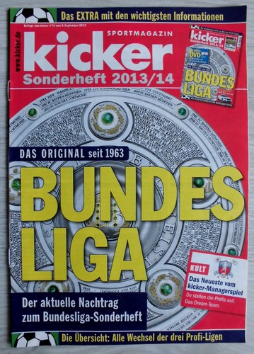 Nachtrag zum kicker - , sonderheft
