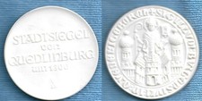 Porcelain Medal Quedlinburg