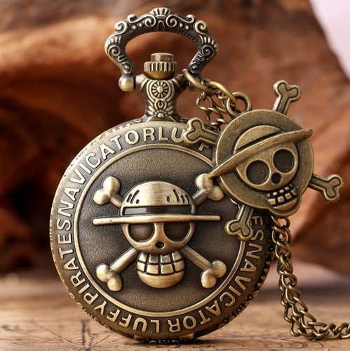 Taschenuhr pirat totenkopf - -,