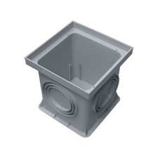 B-Ware Einlaufschacht ohne Einlaufrost 20x20 Hofablauf Gulli Bodenablauf Ablauf