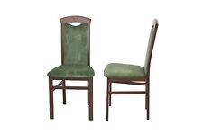 2er Set Stühle Velour-Stoff