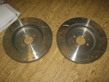 2x Bremsscheibe v. gelocht