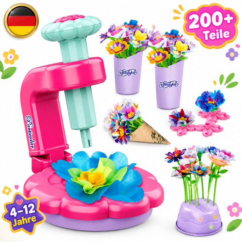 Blumen bastelset knete - bastelset, kinder