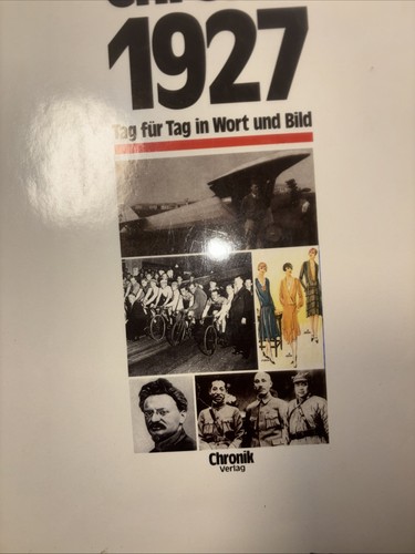 Chronik 1927 tag für - tag, in