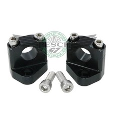 CNC Alu Lenkerklemmen schwarz