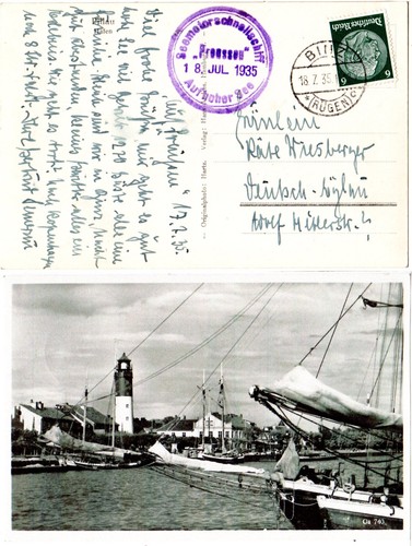 Pillau hafen leuchtturm - pillau,, m.