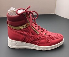 VITAFORM Damen-Hightopsneaker Softnappa perforiert seitl.Reißverschluss Gr.37-38