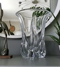 Vintage schwere Vase Glasvase