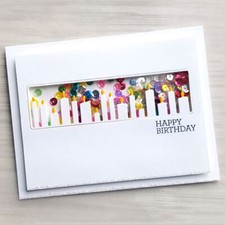 Stanzschablone Kerze Rechteck