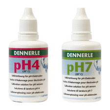 Pufferlösung pH4 pH7  Kalibrierlösung Kalibrierung Eichlösung Set Dennerle