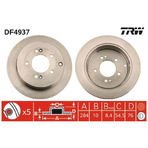 Bremsscheibe hinten für - 2x,