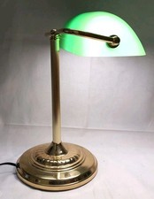 Bankerleuchte Lampe Tischlampe Schreibtischlampe Lon Reing Metal Meltzer 36cm