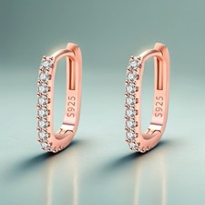 Damen-Creolen Silber Gold mit