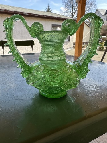 Alte glasvase schaumglas - alte,