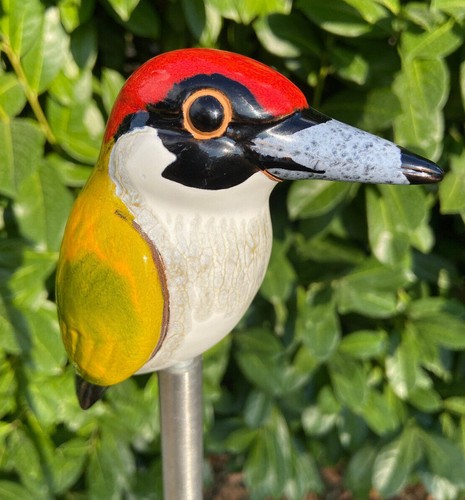 Keramik vogel specht - vogel,