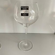 Rosenthal FUGA Studio Linie HANDMADE klar ROTWEIN Jung 20 cm I. Wahl ungenutzt