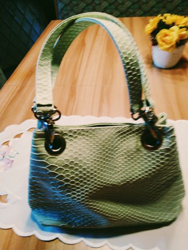 Süße kleine handtasche kroko - kleine,