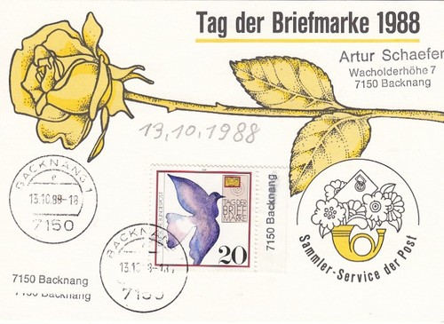 Backnang tag der briefmarke - der,