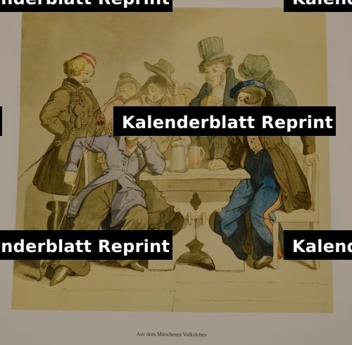 Kalenderblatt aus dem - kalenderblatt, „aus
