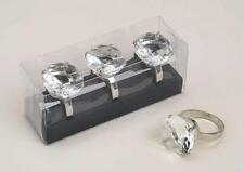 12 Stück Serviettenring Glas Kristall Serviettenhalter Dekoration Hochzeit