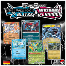 POKEMON SCHWARZE BLITZE & WEISSE FLAMMEN ALLE KARTEN | AUSWAHL MASTERSET DEUTSCH