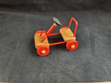 Gokart Auto Holz alt Spielzeug