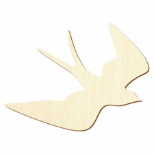 Fliegende holz schwalbe deko - fliegende,