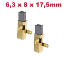 Kohlebürsten 3x8x17 5mm - 2x, 6,3x8x17,5mm