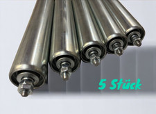 5x Tragrolle Tragrollen Stahl Rollbahnen Außengewinde ø50 x 1,5 mm M10