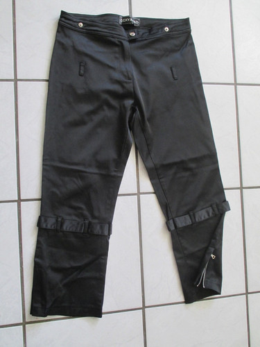 Glänzende satin damenhose - glänzende,