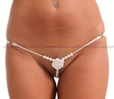 Perlen String Tanga XS-M offen