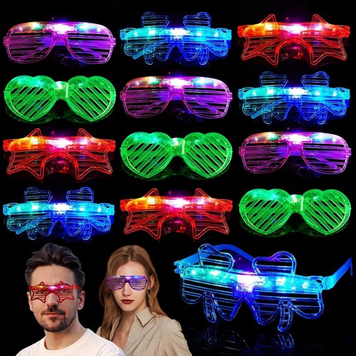 Led partybrillen neon - led,