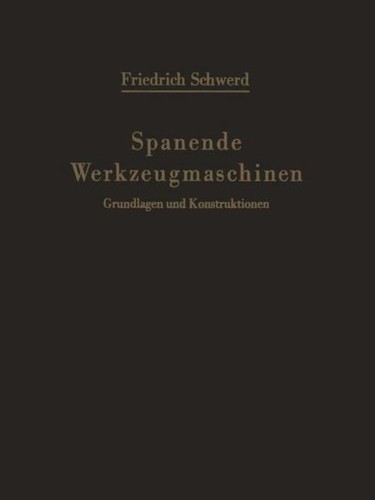Spanende werkzeugmaschinen - spanende,