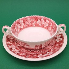 Spode England Pink Tower Turm