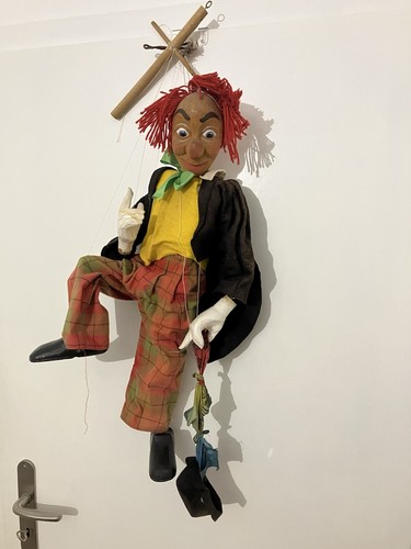 Marionette clown - clown-,