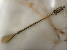 Antiker Messing-Schuhlöffel