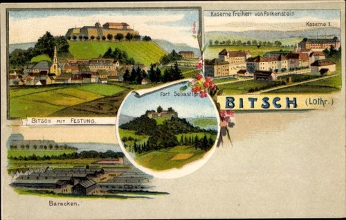 Litho bitche bitsch lothringen - bitche,