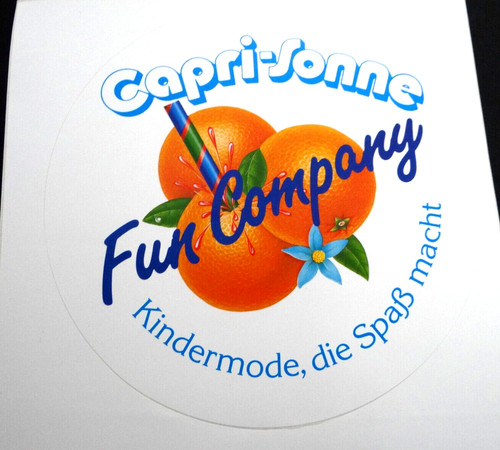 Werbe aufkleber capri sonne - werbe-aufkleber,