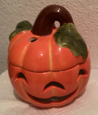 Teelichthalter Kürbis