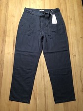 Neu Edc By Esprit Lockere Hose Mit Bindegürtel Gr. 40/28 Dunkelblau
