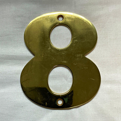Hausnummer ziffer metall - ziffer, 8